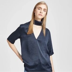 Theory Midnight Blue Women's Blouse